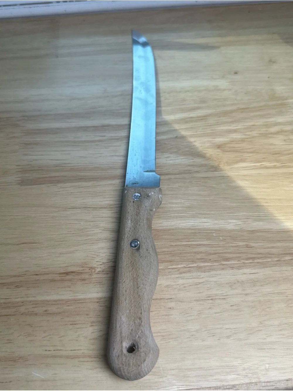 Vintage Chef’s collection Stainless Steel Japan carving knife double rivets